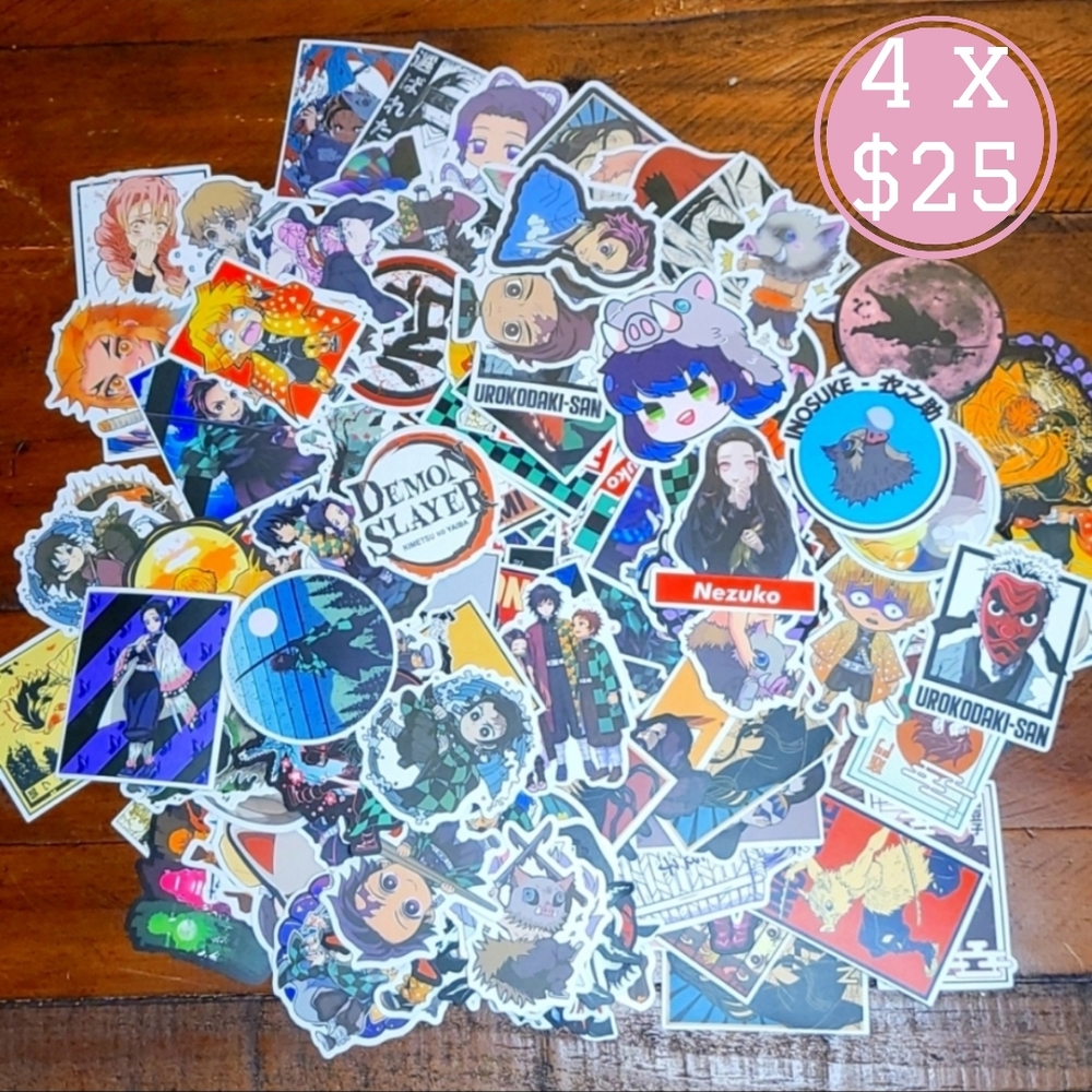 (10) Stickers DEMON SLAYER